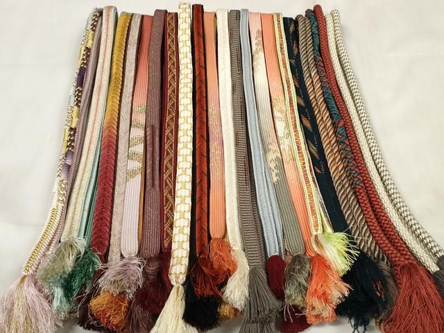 平和屋着物 和装小物 帯締め20本セット 高麗組 冠組 鎌倉組 亀甲組 金糸 zzz