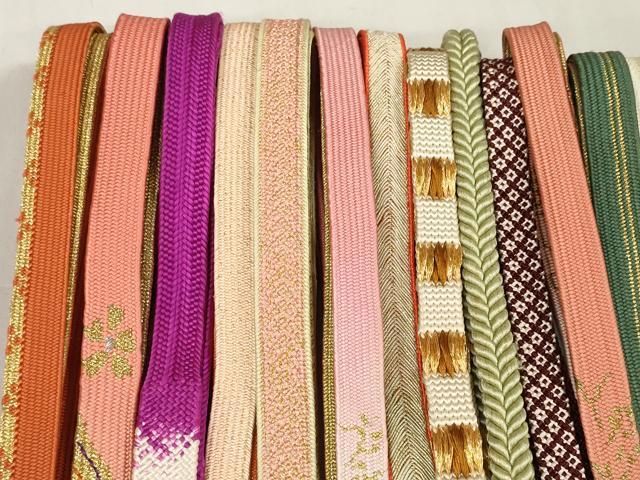 平和屋着物 和装小物 帯締め20本セット 高麗組 観世組 唐組 金糸 zzz