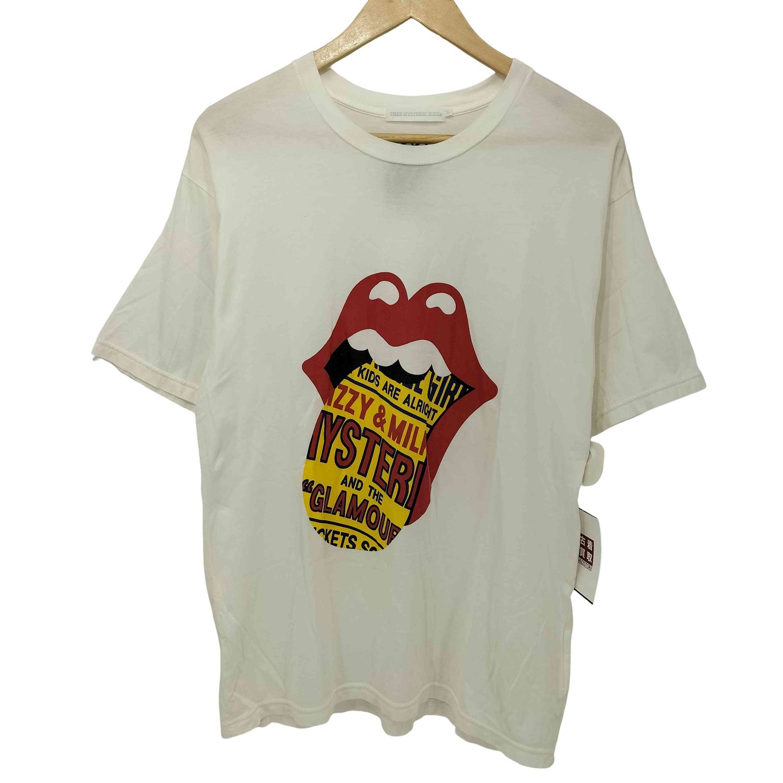 ヒステリックグラマー GLAMOUR 22 SS THE ROLLING STONES RS x DIZZY-MILKY レディース import M