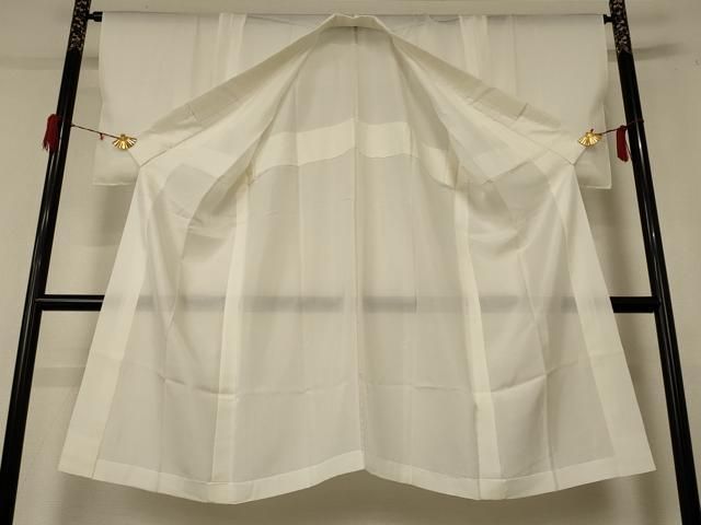 平和屋着物 夏物 長襦袢 絽 白色 正絹 jd