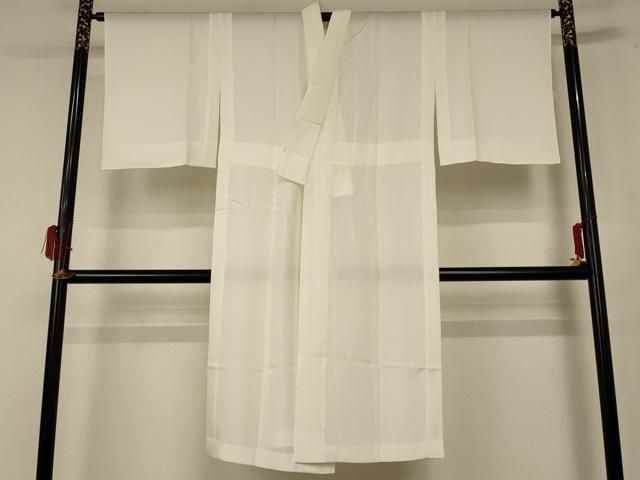 平和屋着物 夏物 長襦袢 絽 白色 正絹 jd