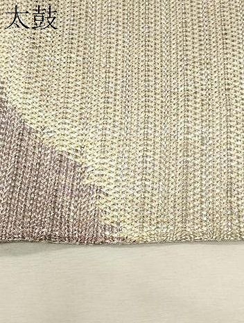 平和屋着物○ひなや工房 くむ・あむ・おる 伊豆蔵明彦 組織 全通柄袋帯