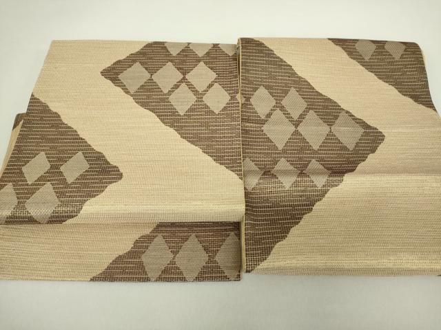 平和屋着物 つけ帯 菱文 金糸 正絹 ps