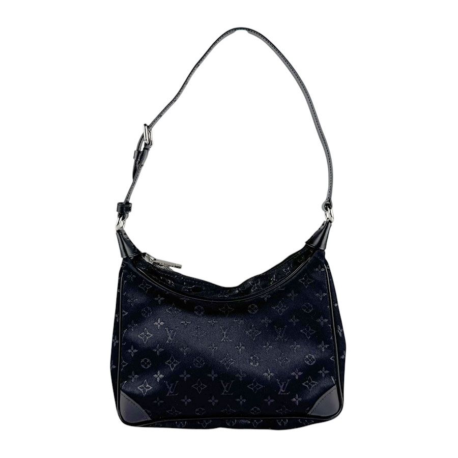 ルイ ヴィトン LOUIS VUITTON ショルダーバッグ モノグラム サテン リトル ブローニュ M 92142
