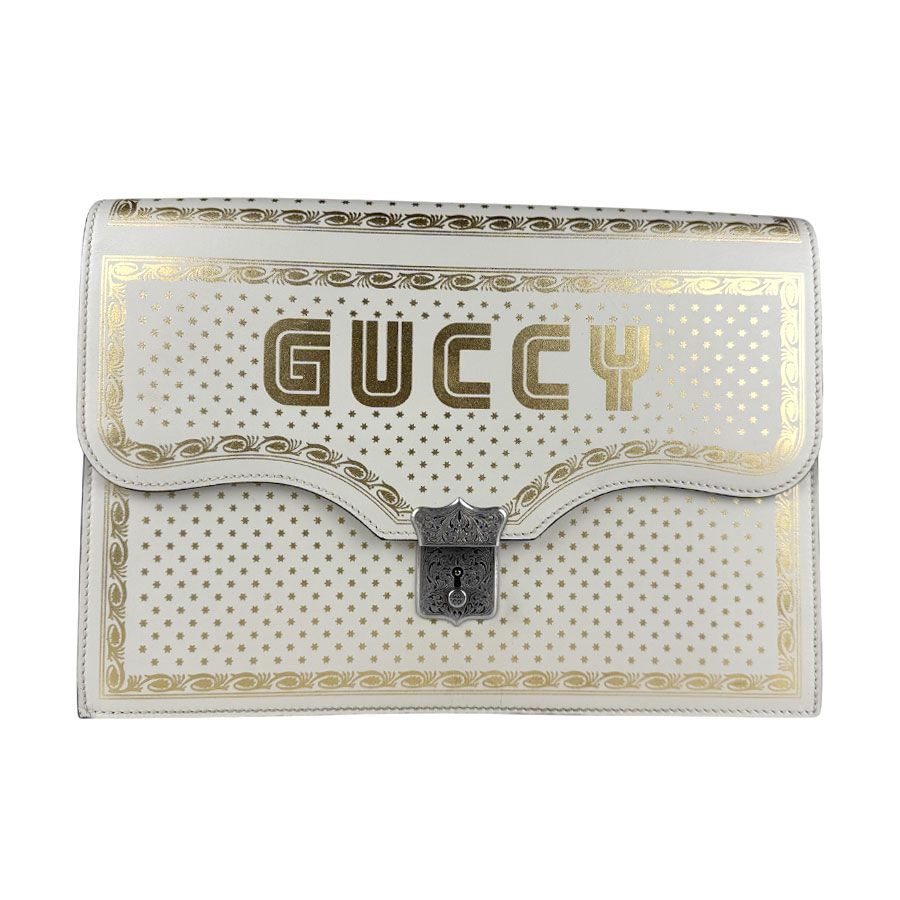GUCCI グッチ GUCCY 510422 クラッチバッグ ホワイト系 14056 メンズ【中古】 z7998 グッチ GUCCI クラッチバッグ GUCCY 510422 - メルカリ