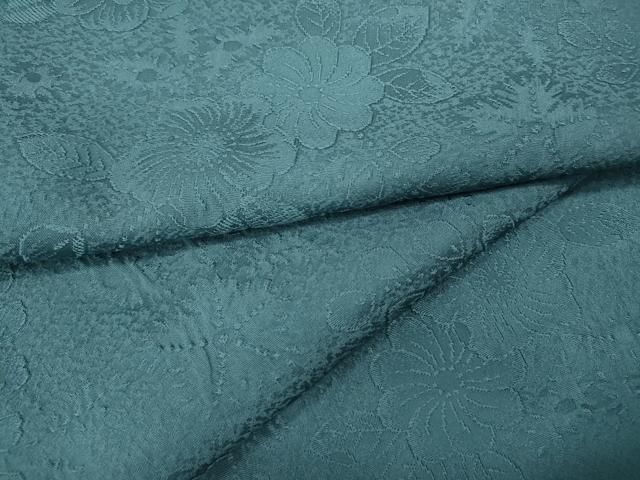 平和屋着物 上質な色無地 辻が花地紋 舛花色 正絹 ut