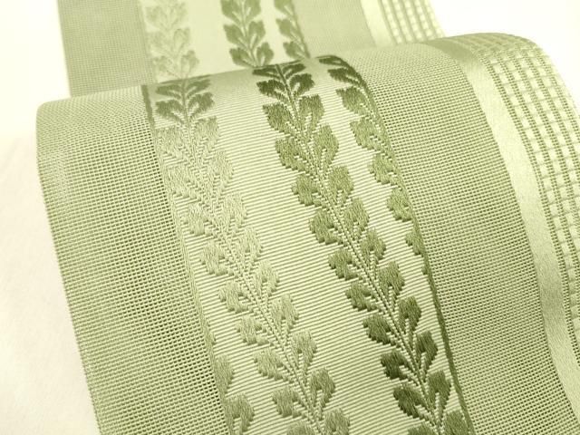  平和屋着物 夏物 博多織 半幅帯 草葉間道 cm 半巾 半幅 小袋帯 帯