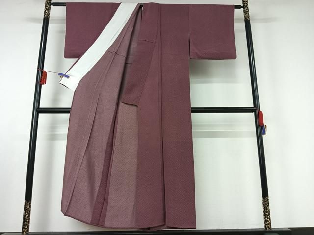 平和屋着物▽上質な小紋　単衣　霰文　正絹　逸品　AABE6702jh 平和屋着物▽上質な小紋 単衣 霰文 正絹 公式 逸品 AABE6702jh 平和屋