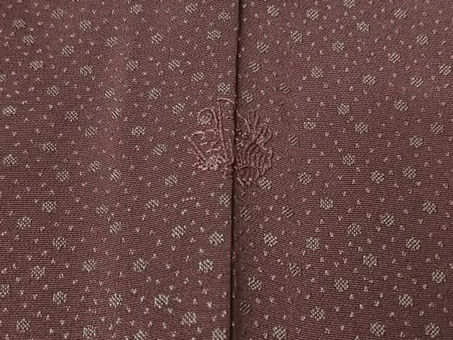 平和屋着物▽上質な小紋　単衣　霰文　正絹　逸品　AABE6702jh 平和屋着物▽上質な小紋 単衣 霰文 正絹 公式 逸品 AABE6702jh 平和屋