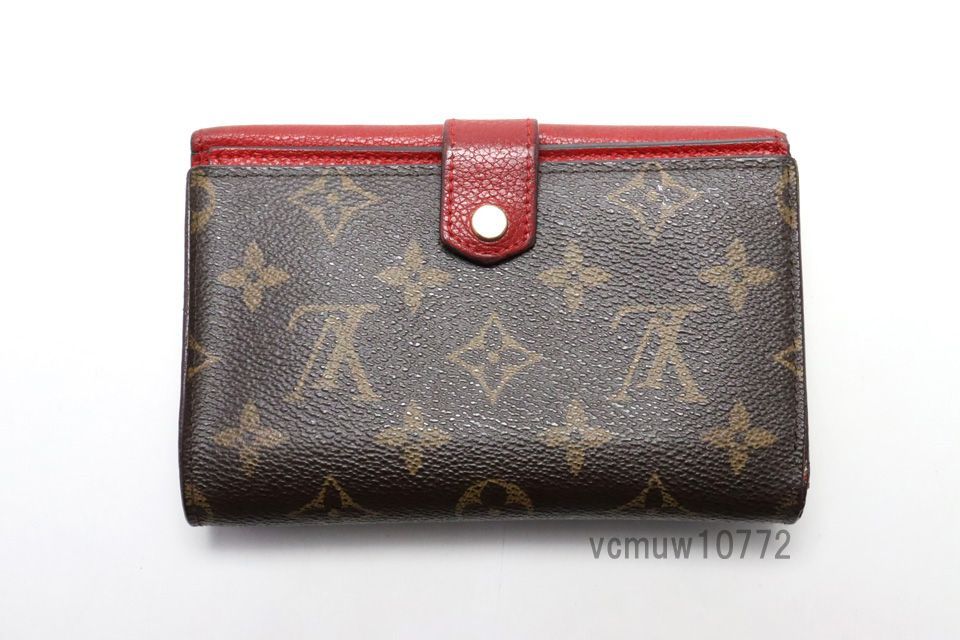 □LOUIS VUITTON モノグラム ポルトフォイユパラスコンパクト レザー 2