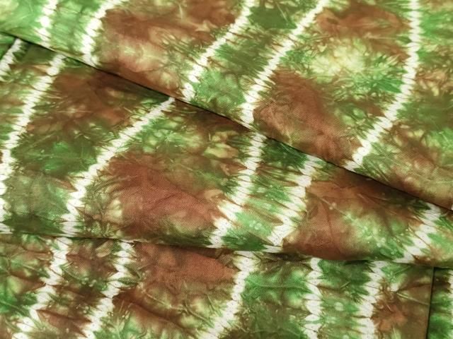 平和屋着物 本場染大島紬 総絞り 立涌文 正絹 cs