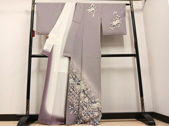 平和屋着物 訪問着 辻が花 暈し染め やまと誂製 正絹 ph