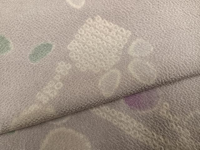  平和屋着物 訪問着 絞り 舞花文 鬼しぼ縮緬 正絹 ph 訪問着 付け下げ 着物