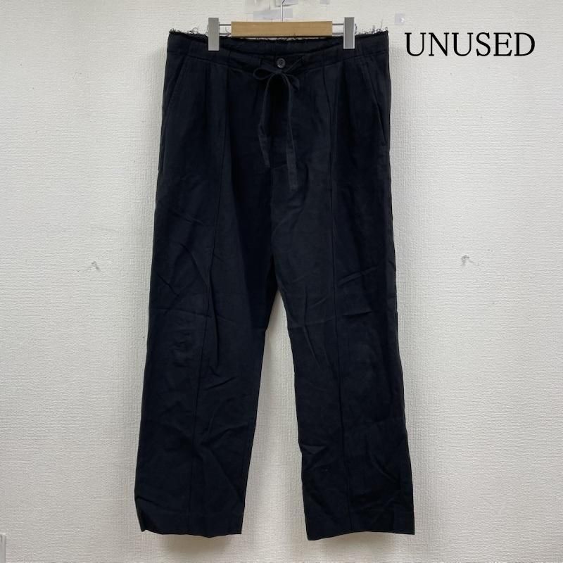 アンユーズド CUT EASY イージー パンツ ウエスト紐 ツータック UW 1095 スラックス メンズ 3 ISItems 古着