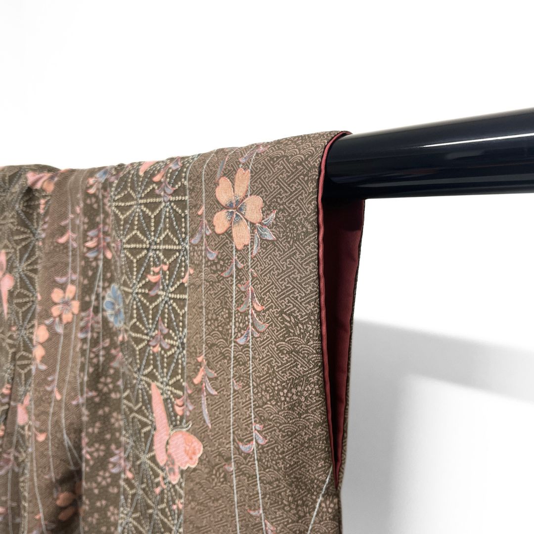 小紋 洗える着物