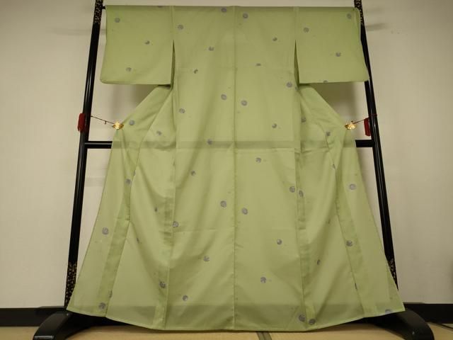 平和屋着物 夏物 小紋 絽 鞠 洗える着物 jd