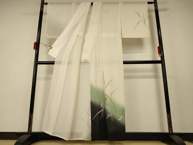 平和屋着物 夏物 訪問着 絽 蜻蛉 暈し染め 金銀彩 正絹 jd