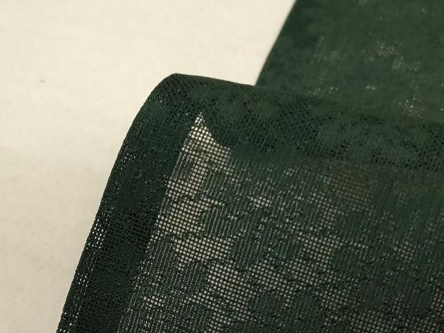  平和屋着物 夏物 色無地 紗 鉄色 正絹 jd 色無地 着物