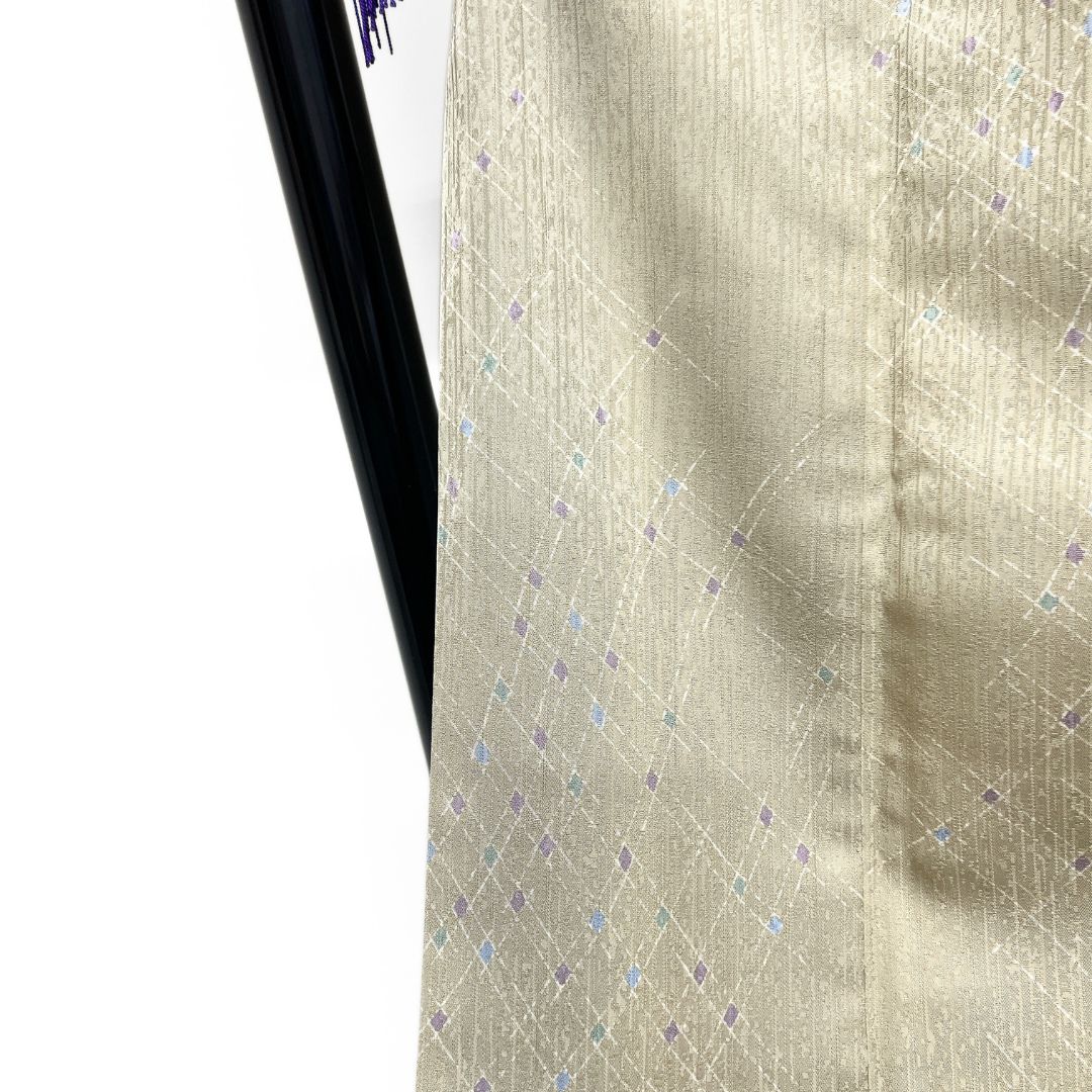  小紋 洗える着物 変わり格子 流線 網目 着物 123 b d ms 小紋 着物