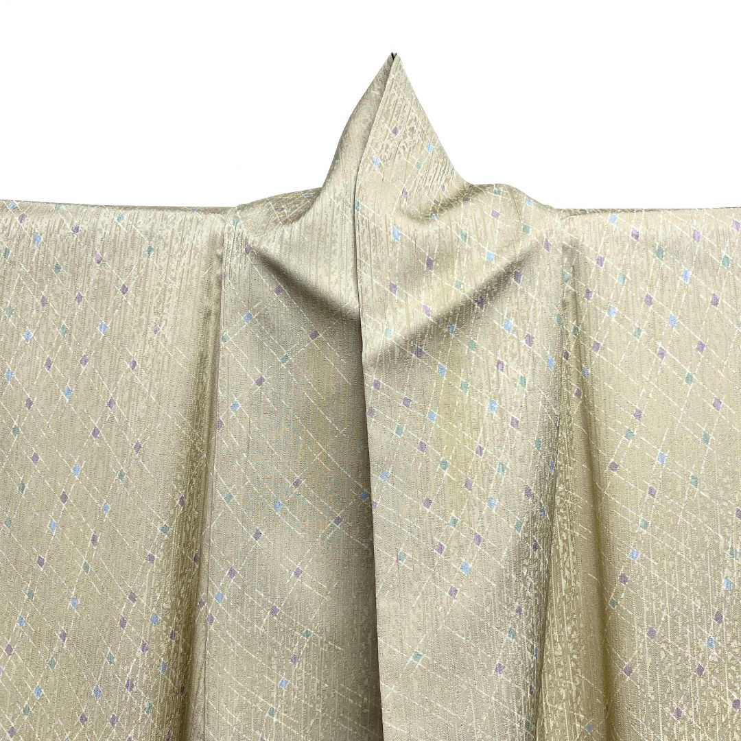 洗える着物 変わり格子