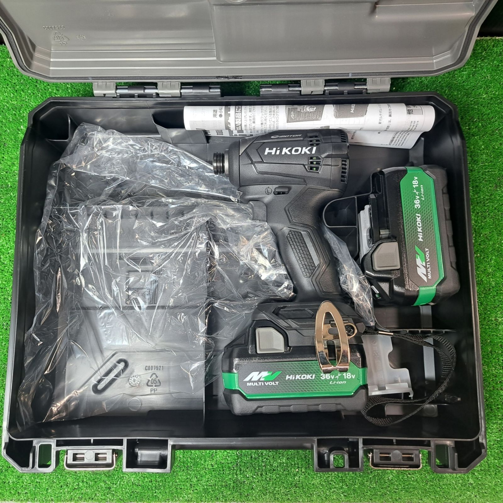 ハイコーキ HIKOKI 旧 日立工機 コードレスインパクトドライバー WH 18 DE 充電器無し マルチボルトバッテリー 付き