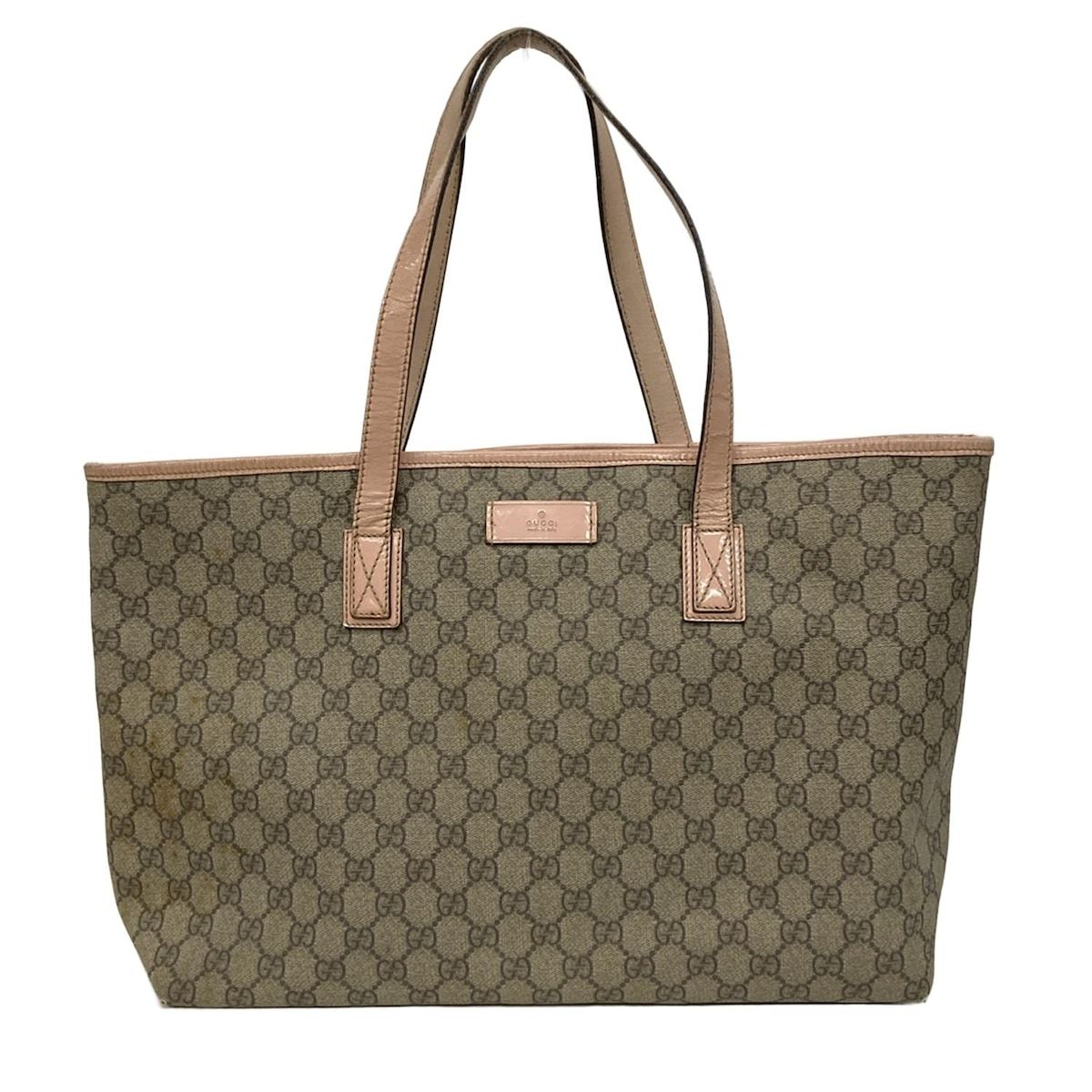 GUCCI(グッチ) トートバッグ GGプラス・GGスプリーム 211137 ベージュ