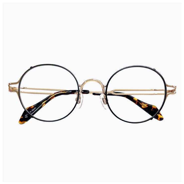 ヨウジ ヤマモト メガネ 19-0105 2 c 02 Yohji Yamamoto 鯖江 メンズ 眼鏡 ブランド ラウンド型 メタル フレーム βチタン titanium ライトゴールド 丸メガネ ダミーレンズ発送