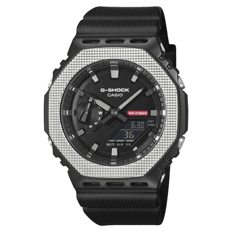 メーカー正規品 新品 CASIO カシオ G-SHOCK GM-2100BM-1AJF メタルカバード ブラックIP 八角形ベゼル 耐衝撃構造 20気圧防水