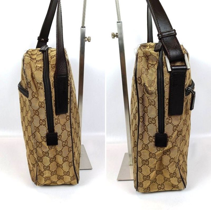GUCCI グッチ ショルダーバッグ GGキャンバス ベージュ 018-1604