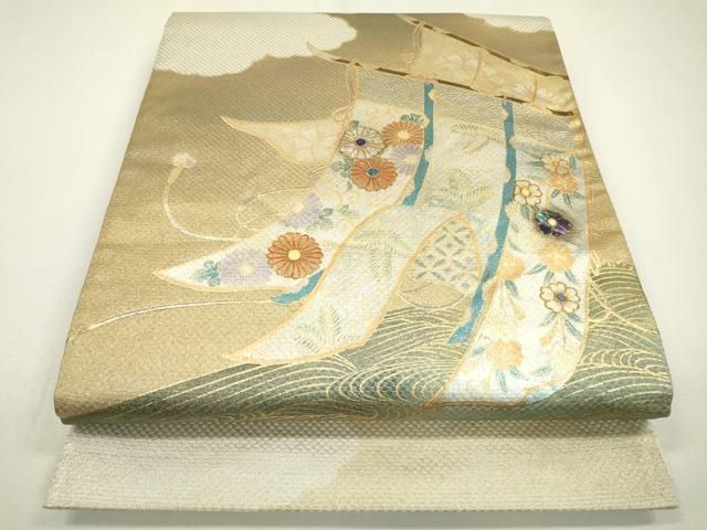 袋帯　(天平華文) 袋帯(天平華文)