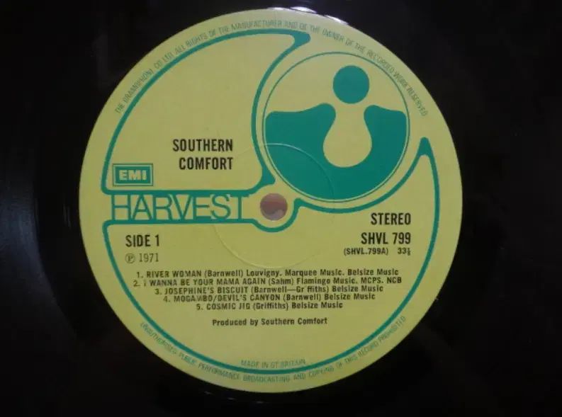 UK LP Southern Comfort ー 1971 年 早い