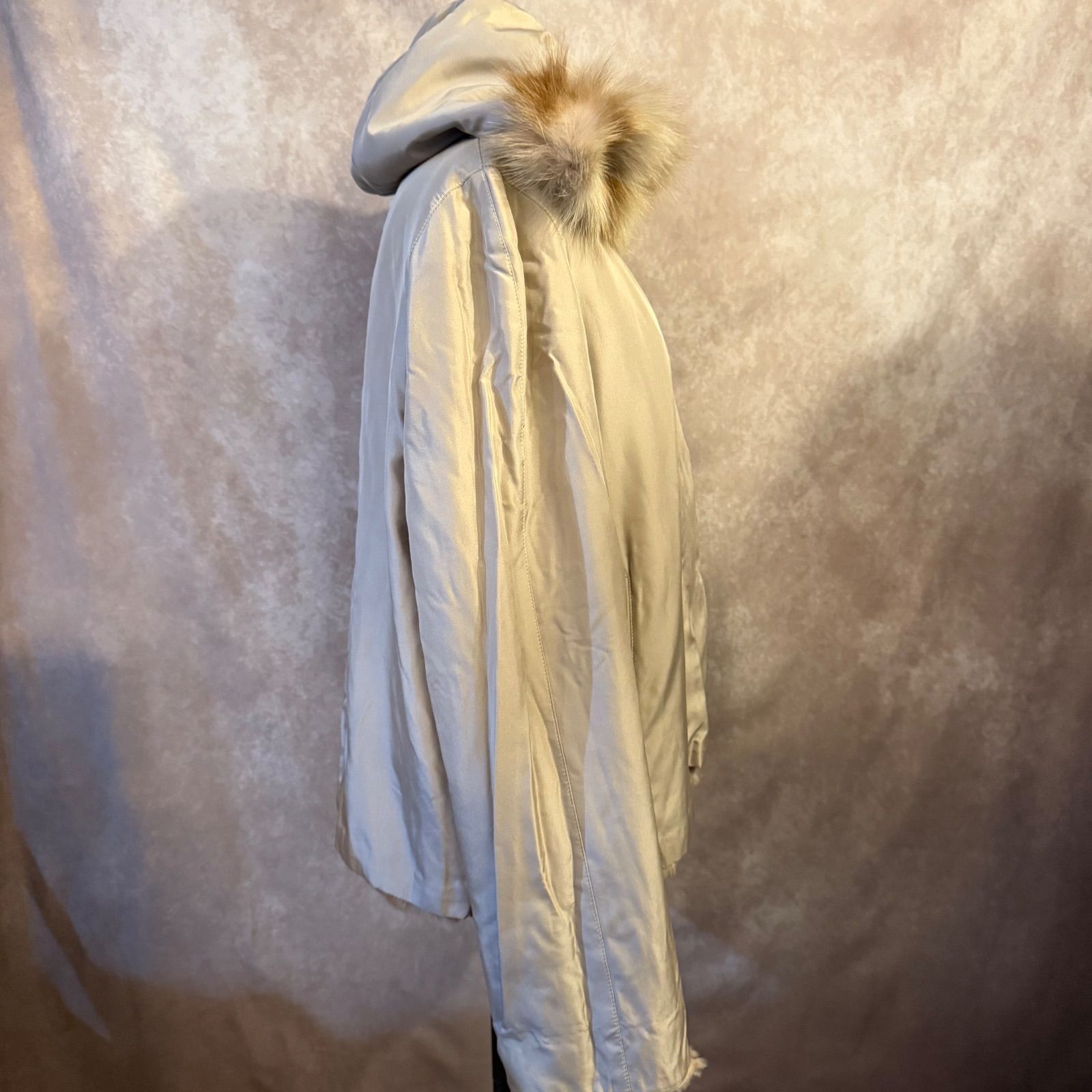 BALMAIN PARIS リバーシブル ファージャケット サイズ11 ラビット