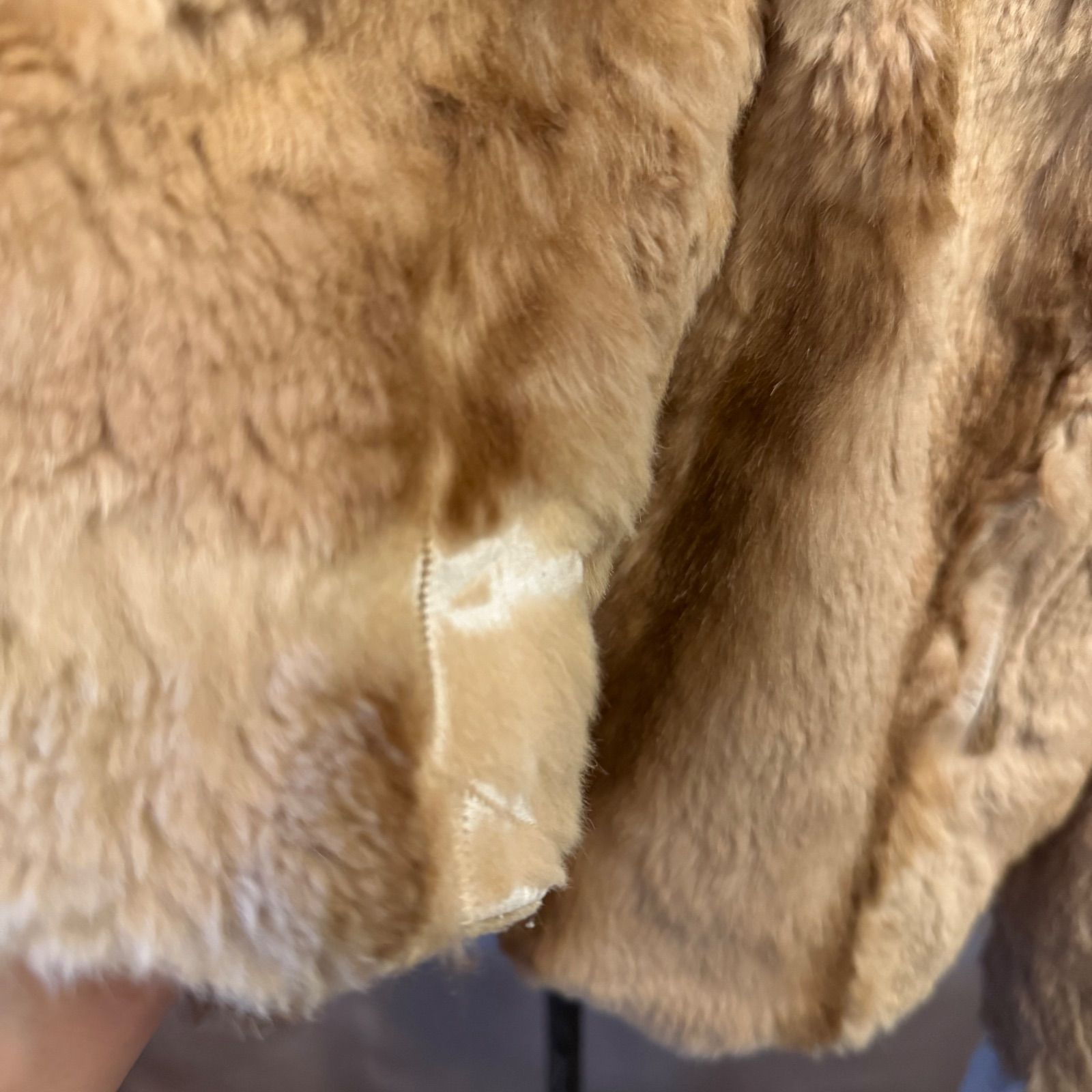 BALMAIN PARIS リバーシブル ファージャケット サイズ11 ラビット