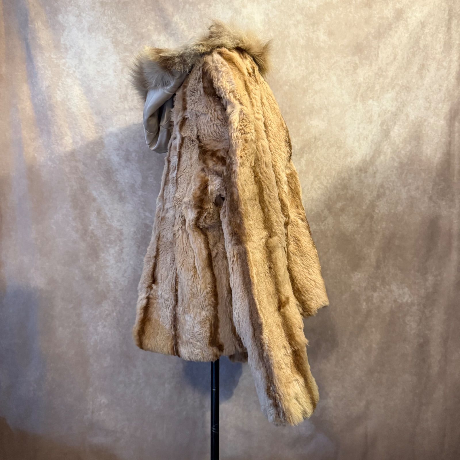 BALMAIN PARIS リバーシブル ファージャケット サイズ11 ラビット