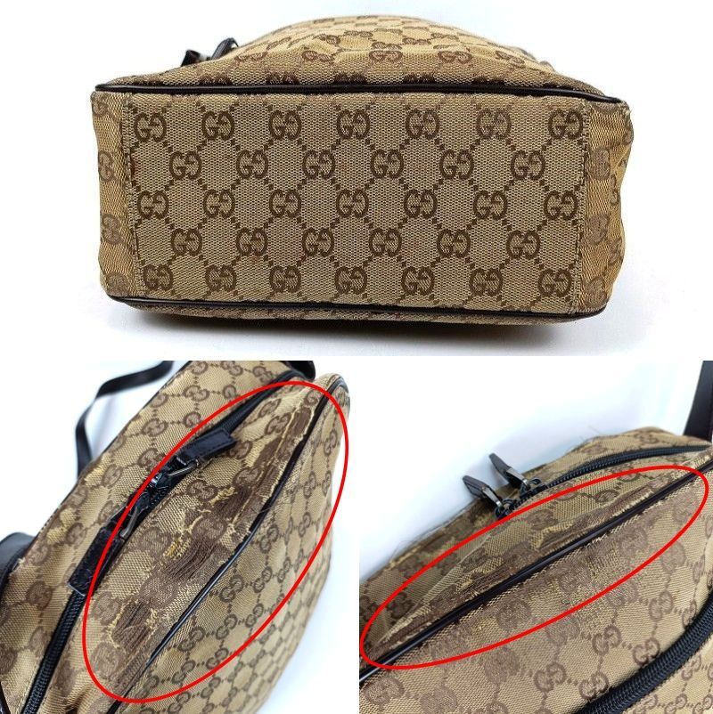 GUCCI グッチ ショルダーバッグ GGキャンバス ベージュ 018-1604