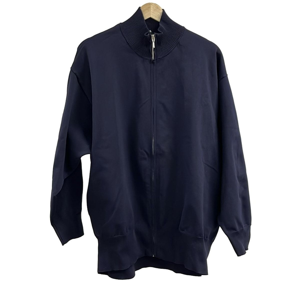 mizuiro ind ミズイロインド ブルゾン レディース ダークネイビー 長袖 ジップアップ 春 秋