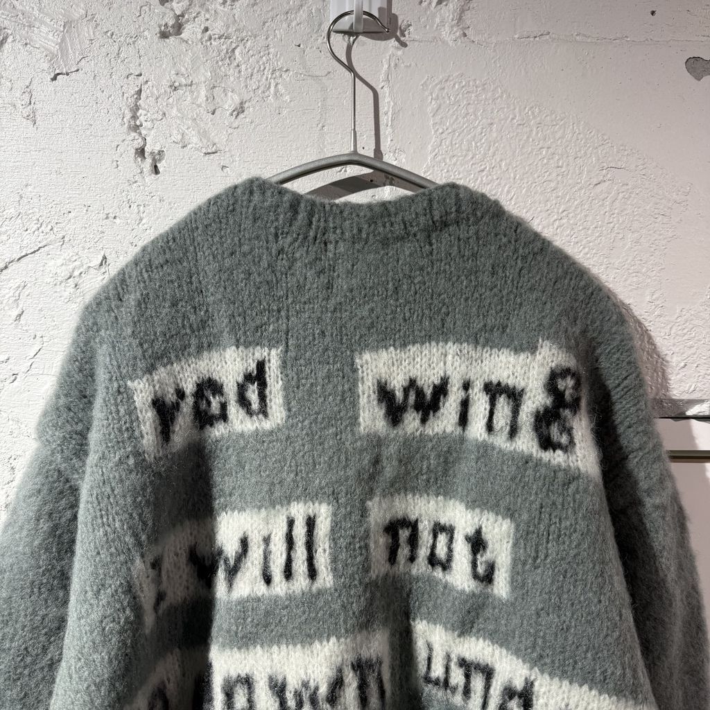 AROUSAL モヘアカーディガン L グレー系 AROUSAL モヘアカーディガン L グレー系 orslow / MOHAIR CARDIGAN