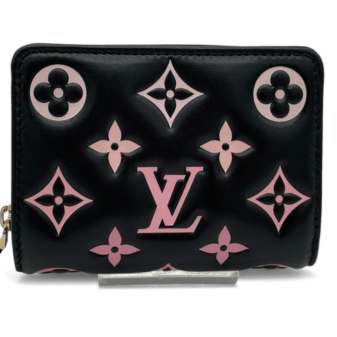 ルイ・ヴィトン財布 ポルトフォイユ・ルーM12378 ブラック ピンク