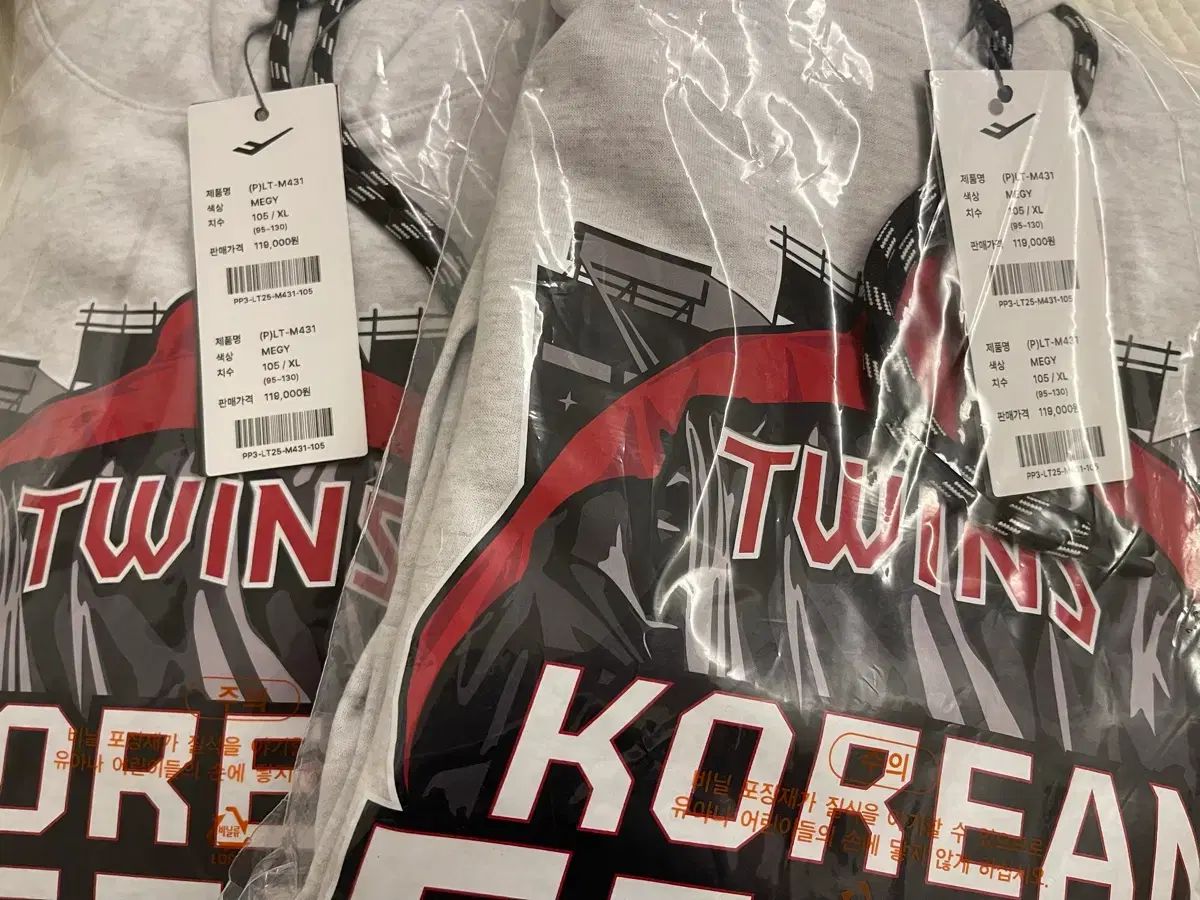 LGツインズ 2025 韓国シリーズ アセンティック フードTシャツ 105