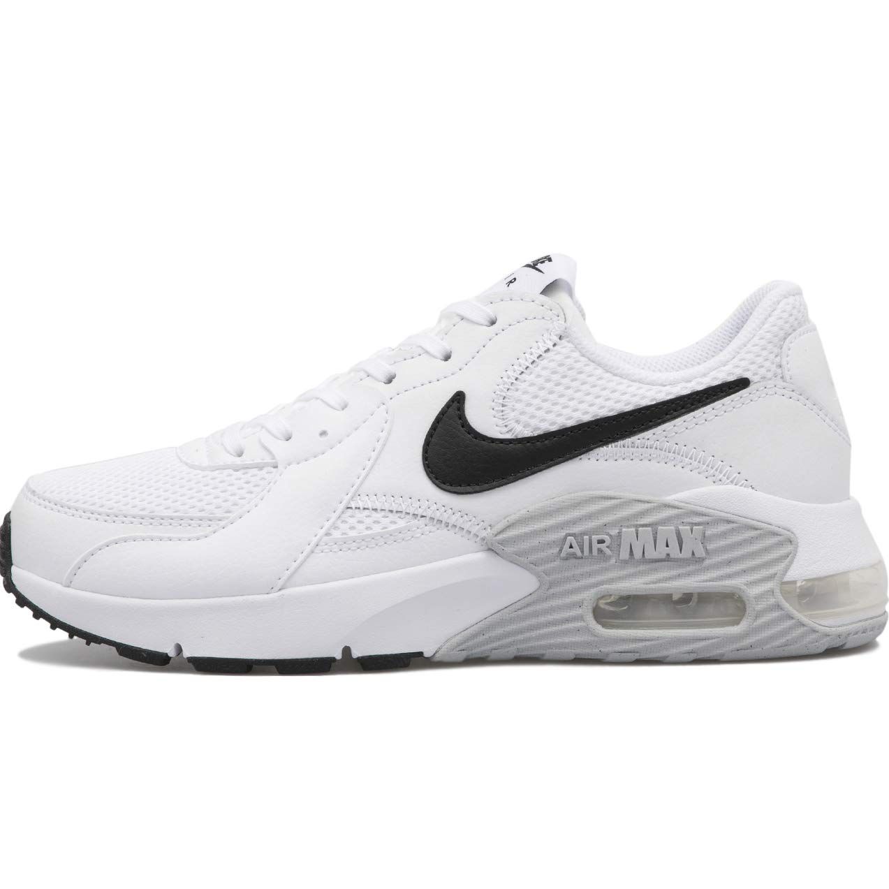 ナイキ エア マックス エクシー W AIRMAX EXCEE ホワイト ブラック CD 5432-101 24.5 cm 日本 ピュアプラチナム