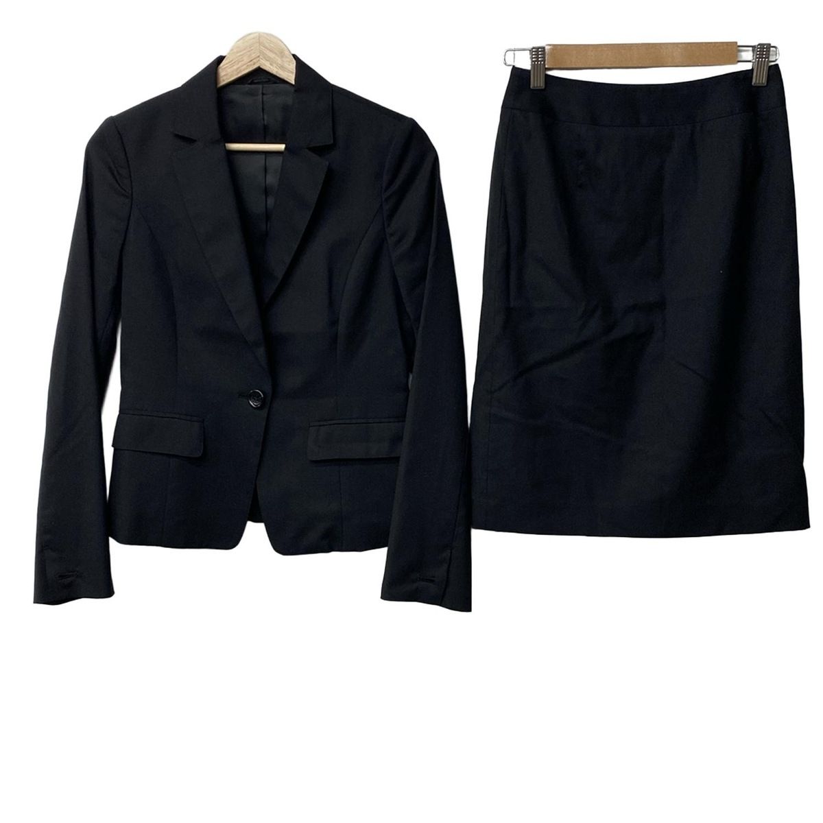 ANAYI アナイ スカートスーツ サイズ38 M レディース 黒