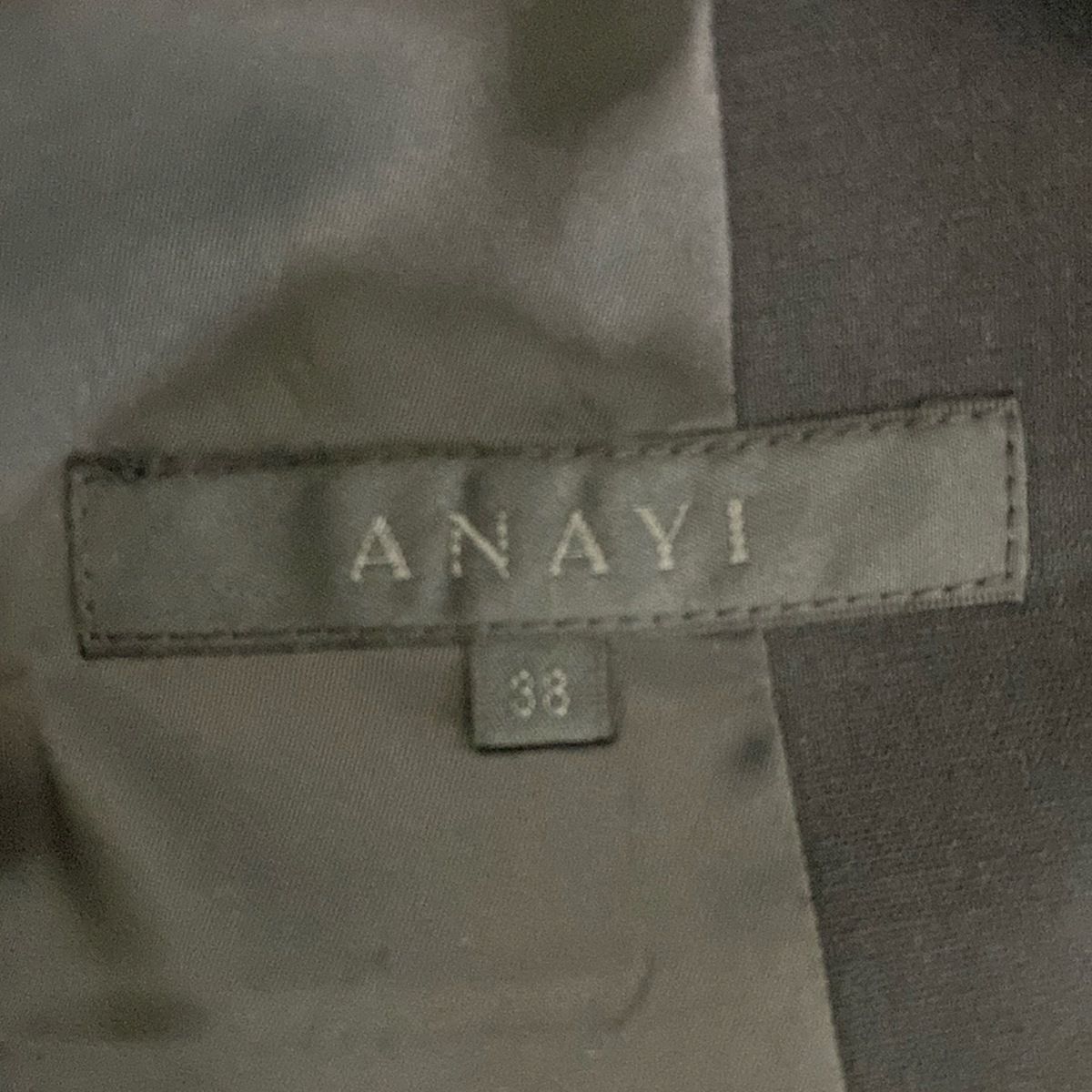  ANAYI アナイ スカートスーツ サイズ38 M レディース - 黒 スーツスカート ビジネススーツ