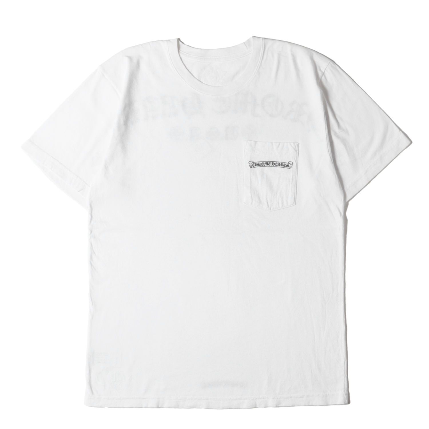 専用　Chrome hearts 半袖tシャツ　白　ホワイト　ポケット　USA製 専用 Chrome hearts 半袖tシャツ 白 ホワイト ポケット USA製 - メルカリ