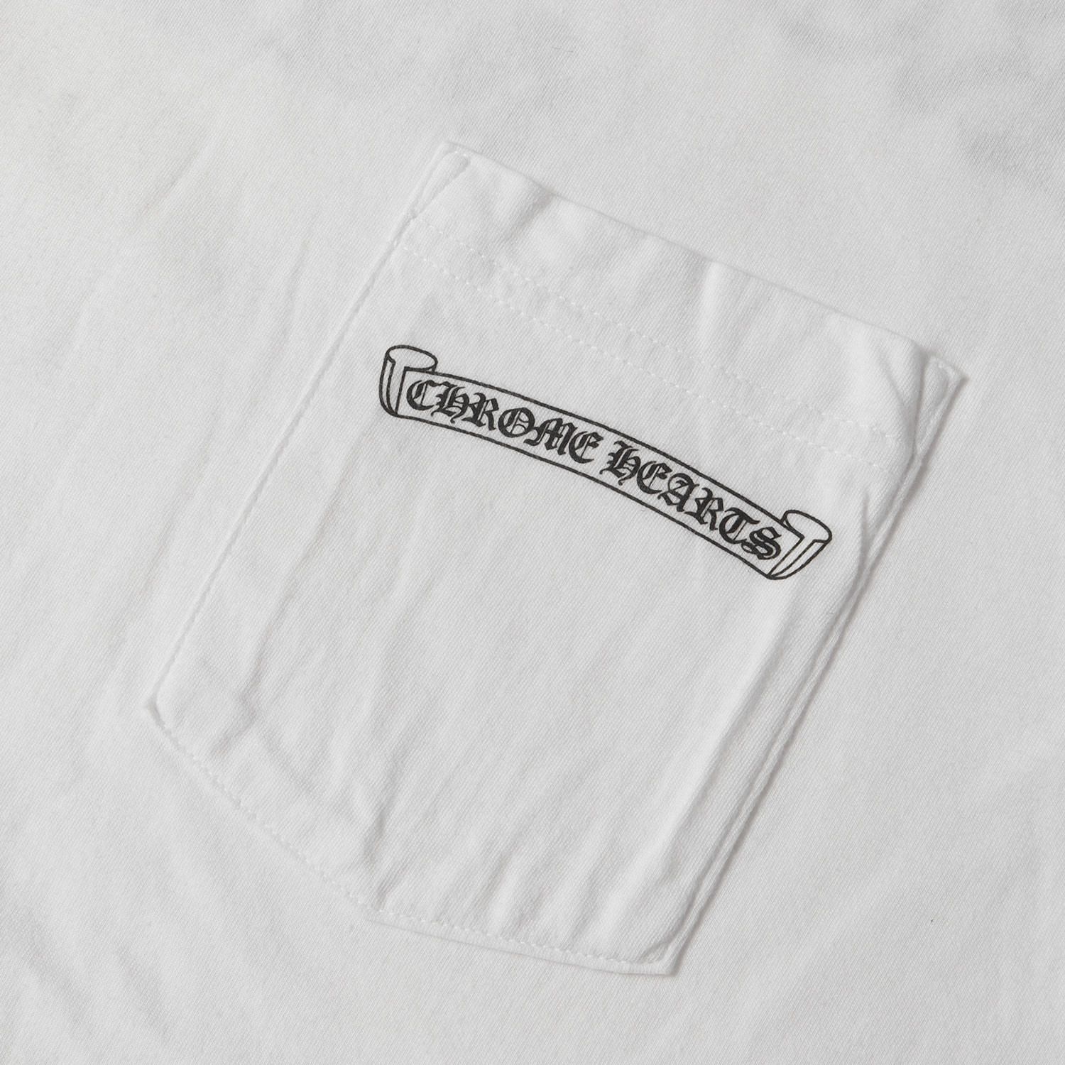 CHROME HEARTS クロムハーツ Tシャツ ホワイト 白 サイズ:L | USA製