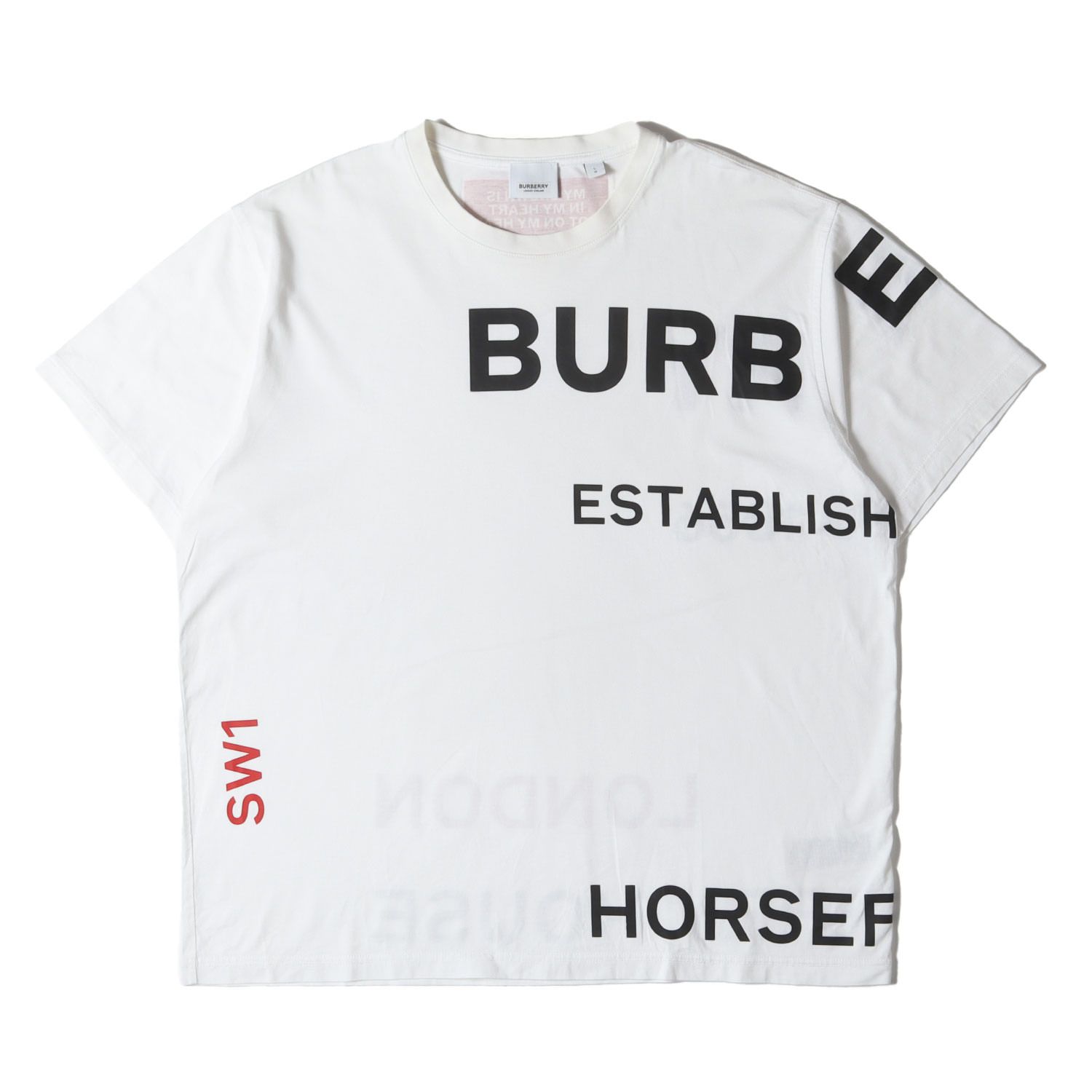 BURBERRY バーバリー Tシャツ ホワイト 白 サイズ:L | 21SS ティッシ期
