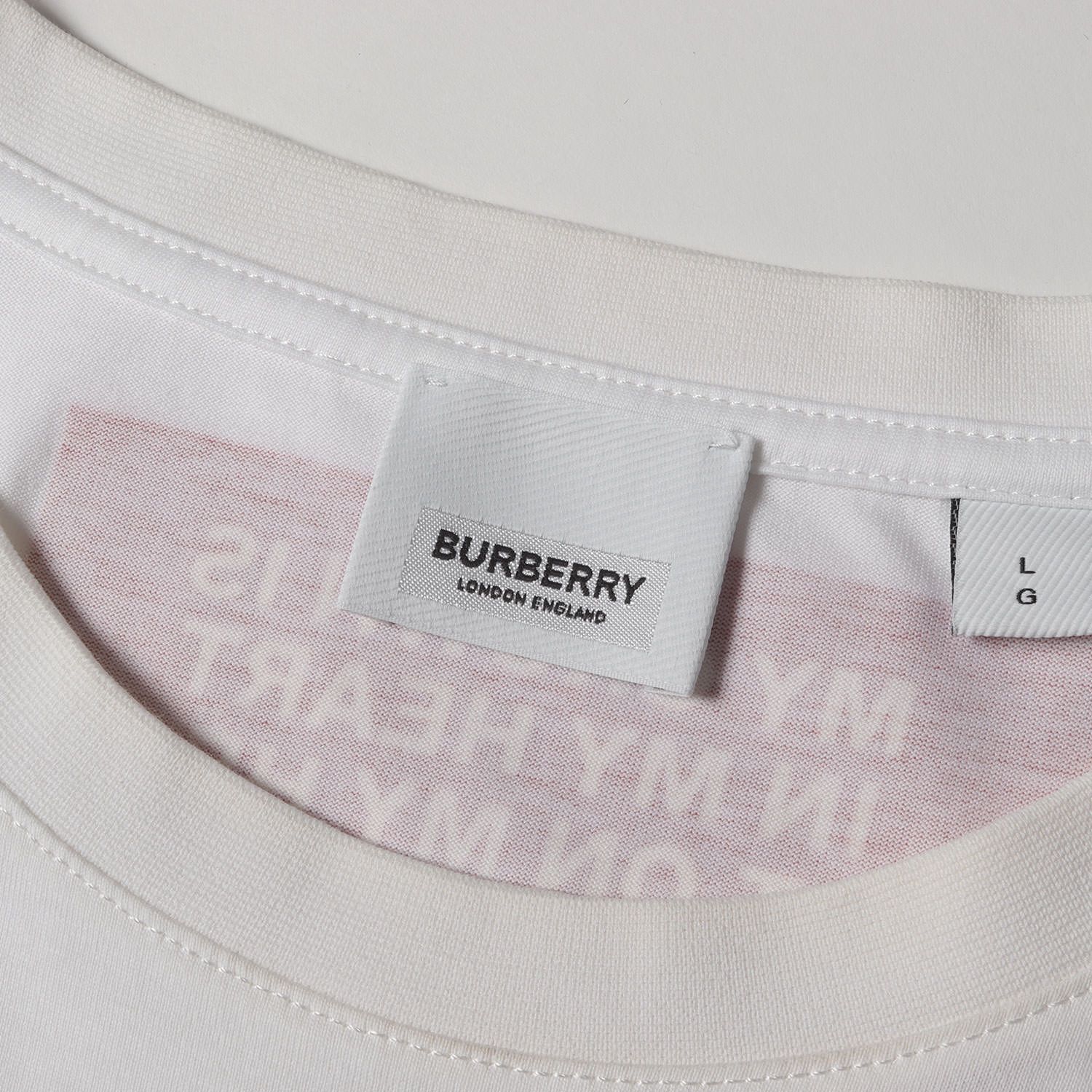 BURBERRY バーバリー Tシャツ ホワイト 白 サイズ:L | 21SS ティッシ期 