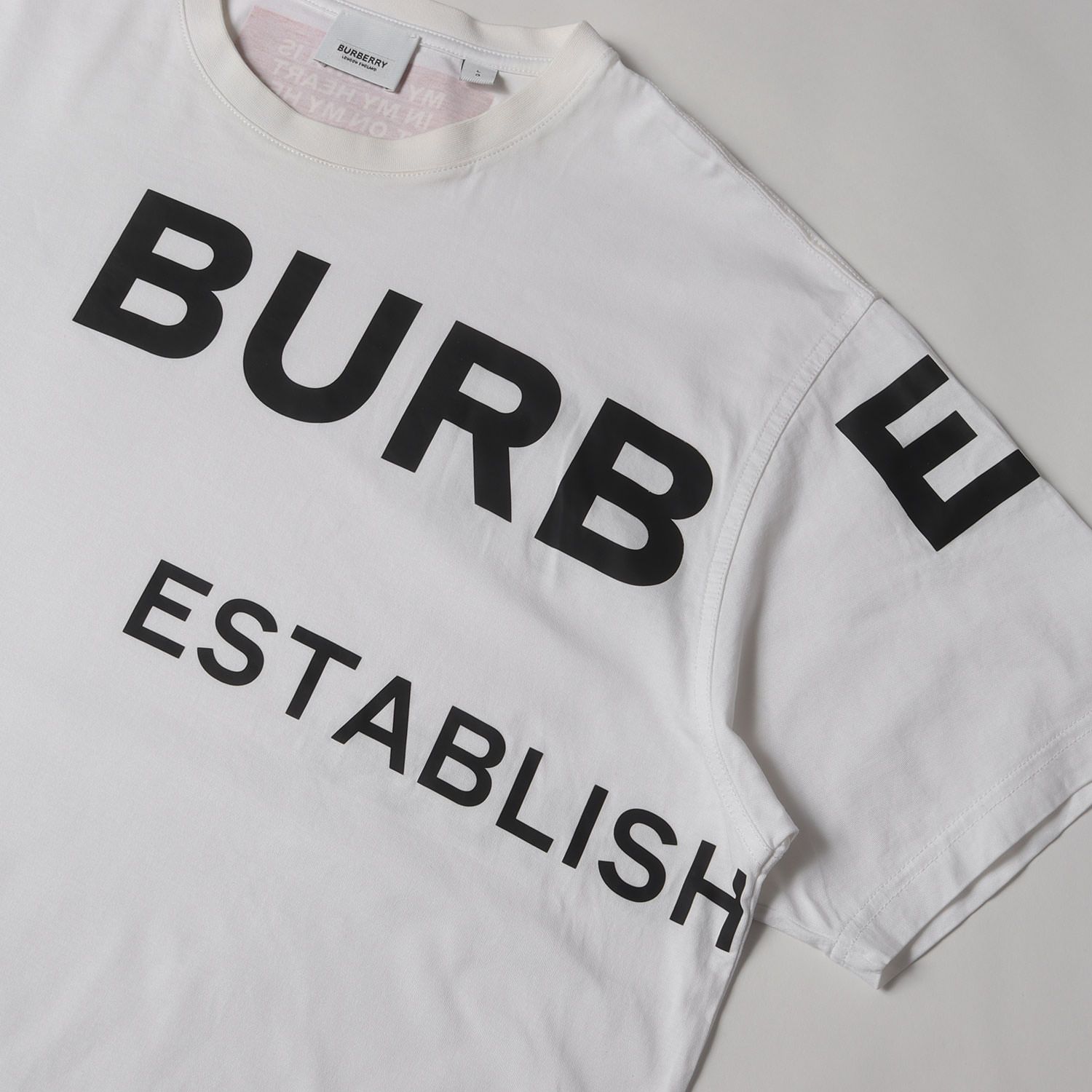 BURBERRY バーバリー Tシャツ ホワイト 白 サイズ:L | 21SS ティッシ期