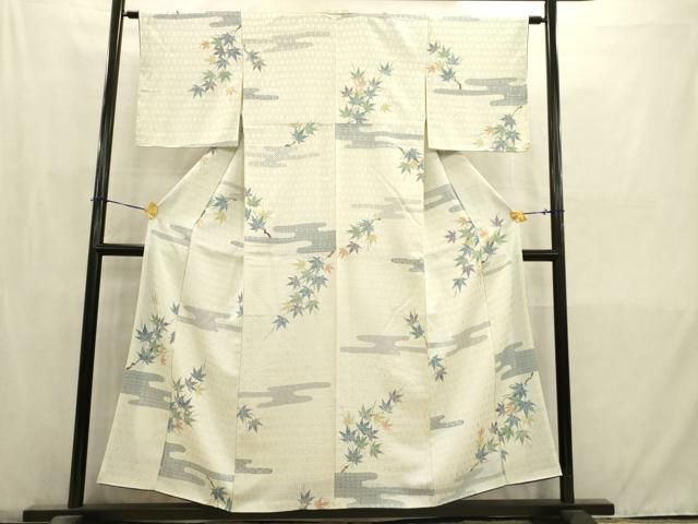 平和屋着物□上質な小紋 霞紅葉文 正絹 逸品 AABD1356ma - メルカリ