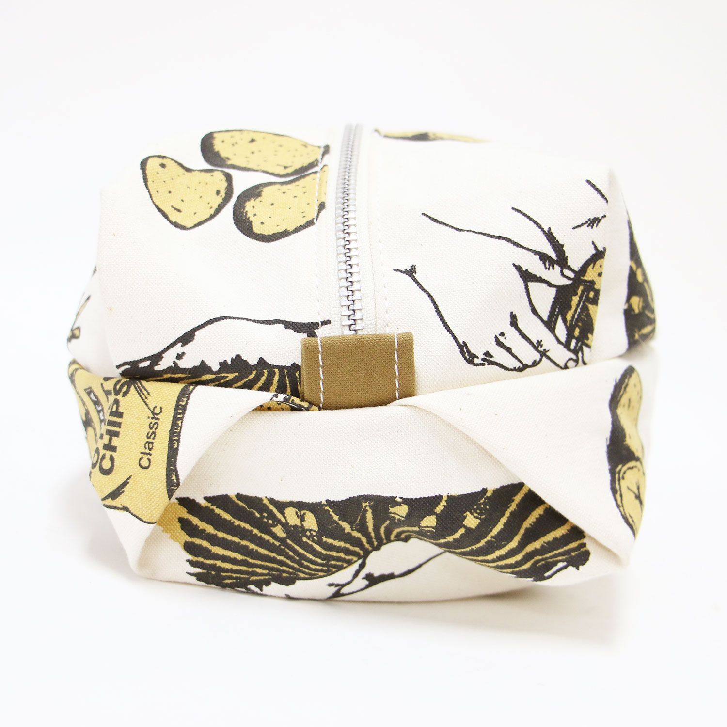  TEMBEA テンベア バッグ ポテト柄 プリント ガーメントバッグ GARMENT BAG SMALL POTATO ポーチ ハンドル付き キャンバス コットン キナリ イエロー系 ブランド カバン レディース その他 バッグ