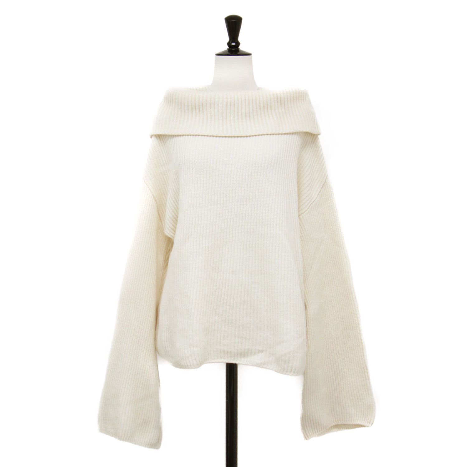 DES PRES デプレ ニット ホワイト 白 サイズ:FREE | 23秋冬 セミ